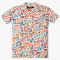 Boys Printed Half Sleeve Retreat Shirt