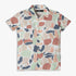 Boys Relaxed Fit Printed Half Sleeve Retreat Shirt