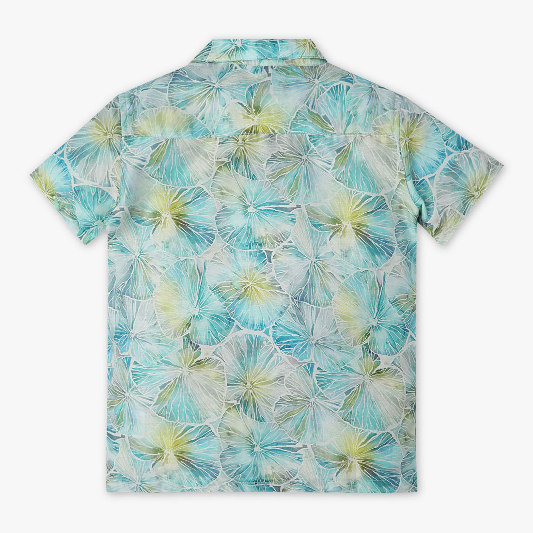 Boys Regular Fit Printed Camp Collar Half Sleeve Shirt