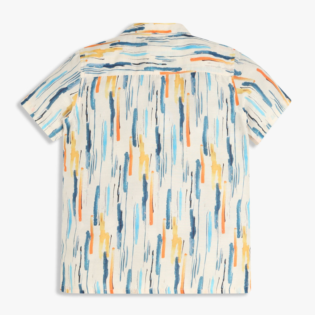 Boys Printed Cuban Half Sleeve Shirt