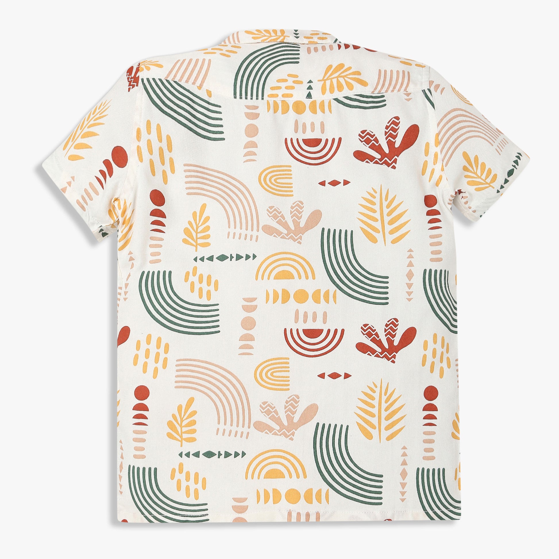 Order Now Boys Print Camp Collar Regular Fit Casual Wear Shirt by Style Union