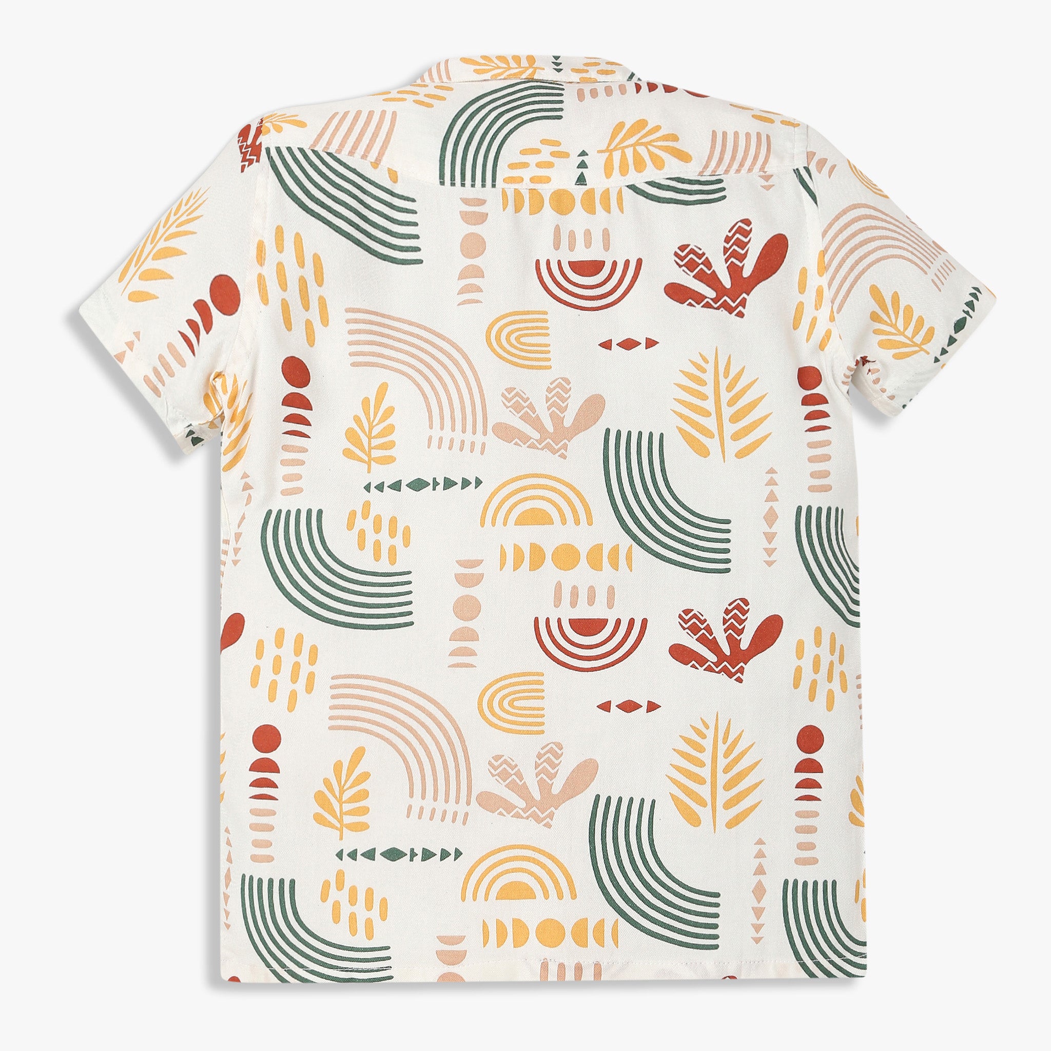 Order Now Boys Print Camp Collar Regular Fit Casual Wear Shirt by Style Union