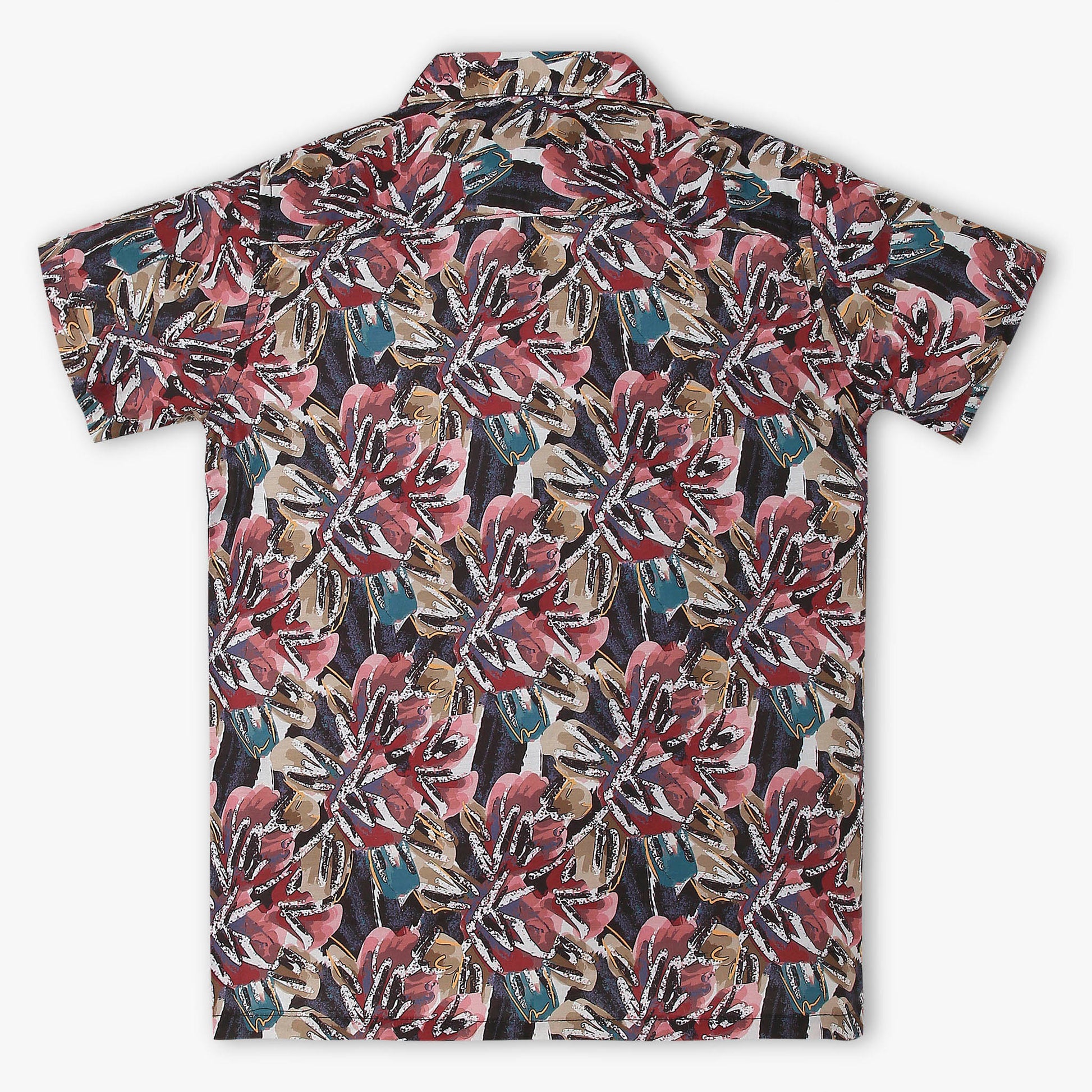 Boys Printed Cuban Shirt