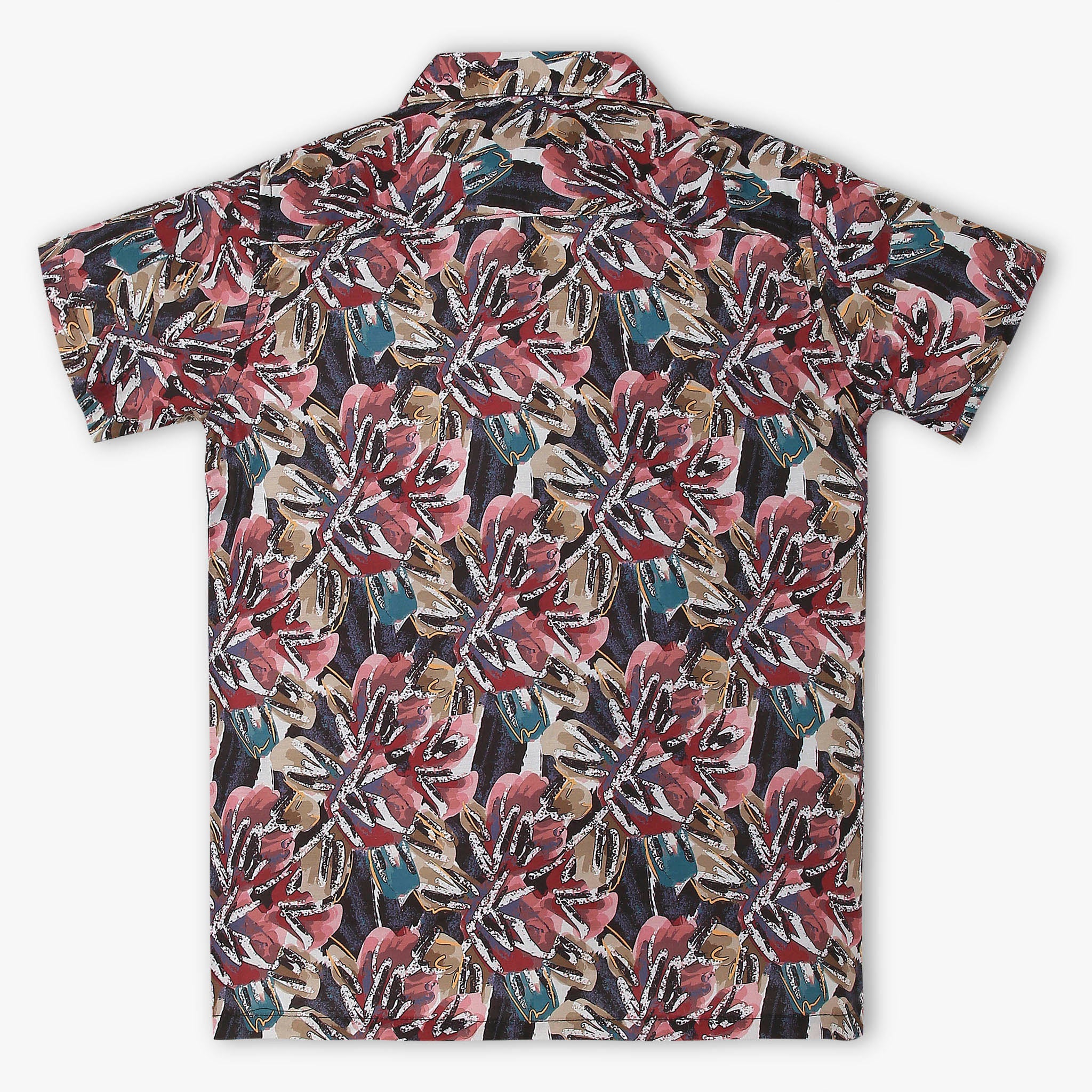 Boys Printed Cuban Shirt