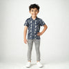 Boys Printed Cuban Shirt