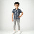 Boys Printed Cuban Shirt
