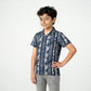 Boys Printed Cuban Shirt