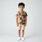 Boys Printed Cuban Shirt