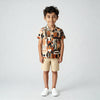 Boys Printed Cuban Shirt