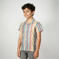 Boys Printed Cuban Shirt