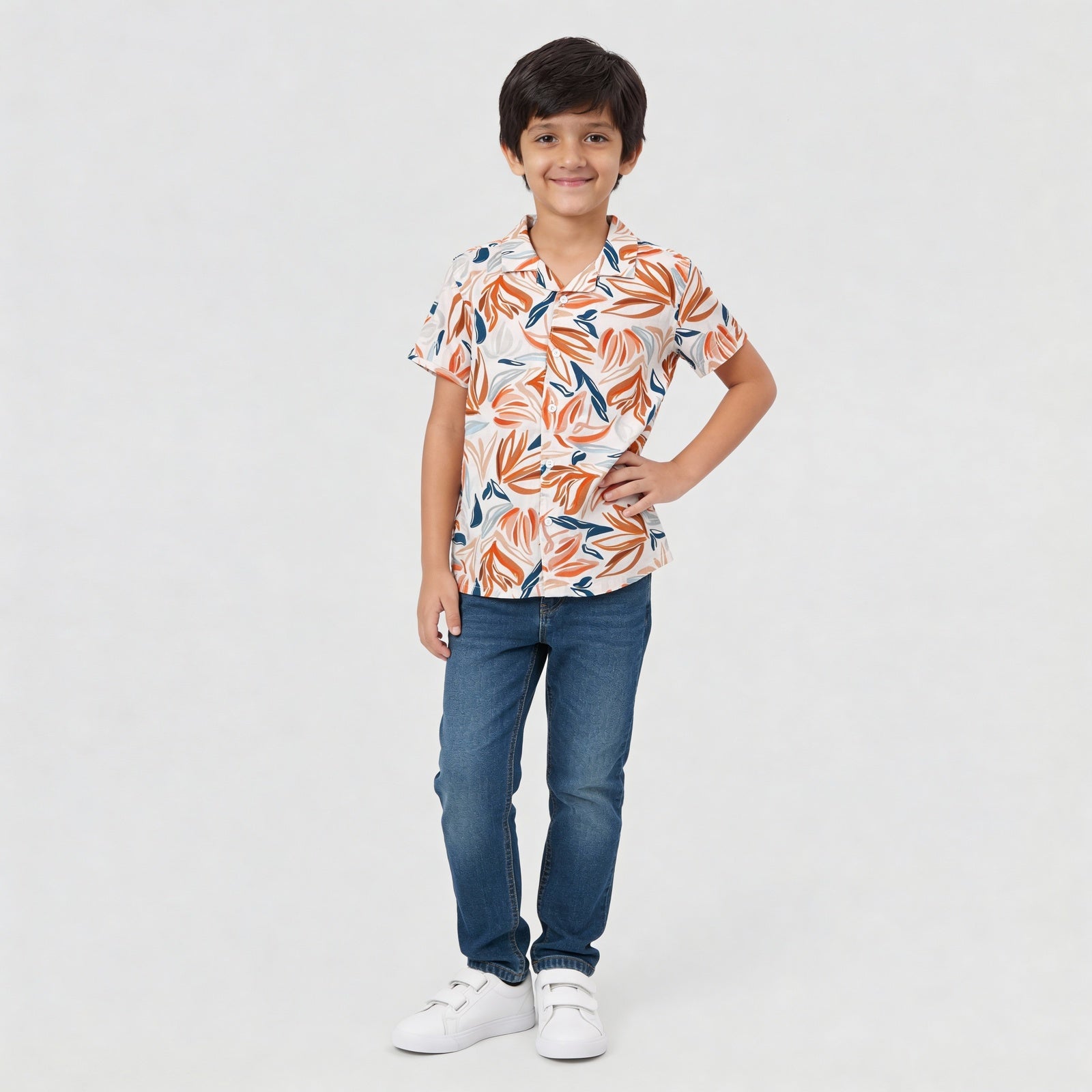 Rayon Printed Half Sleeve Shirt