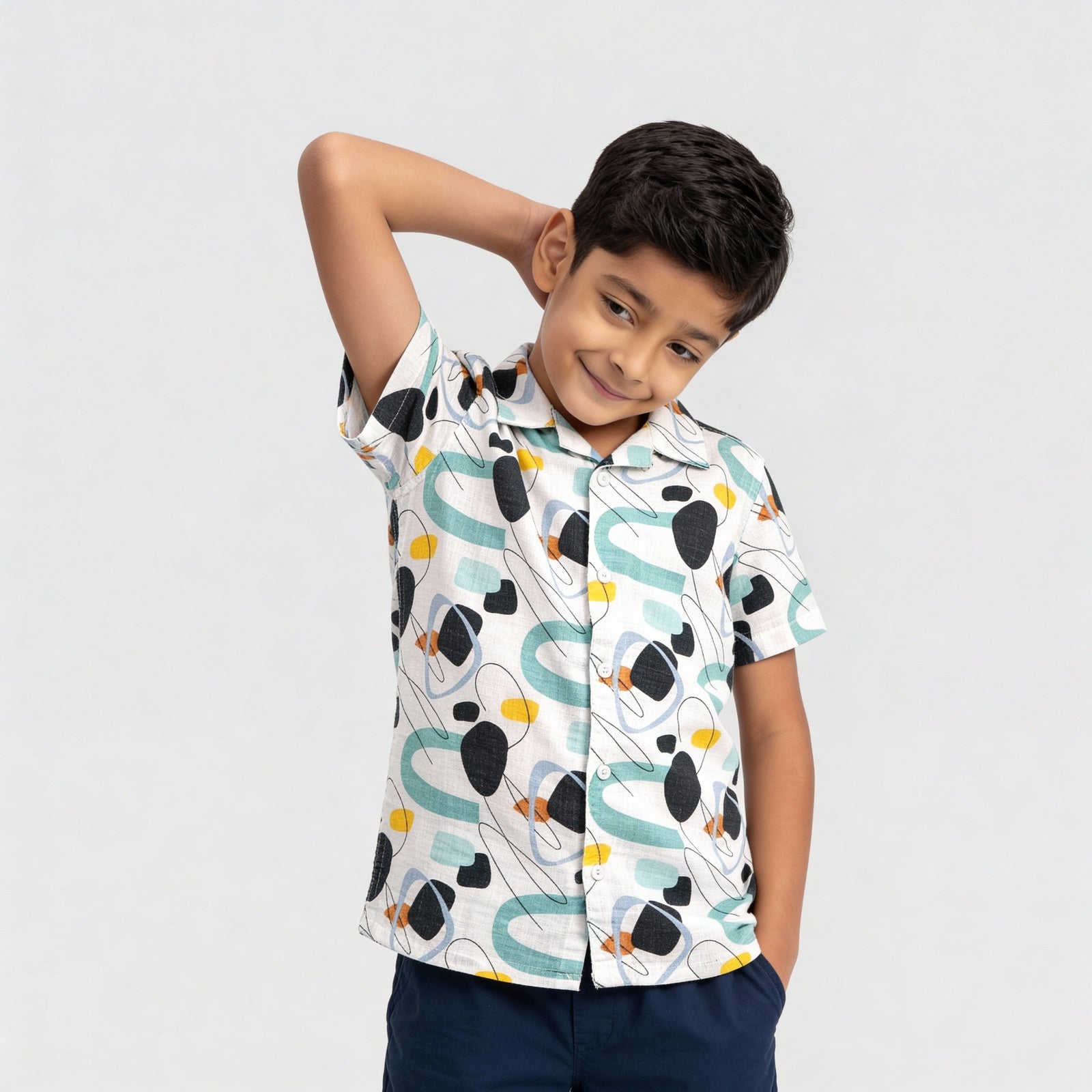Rayon Printed Half Sleeve Shirt