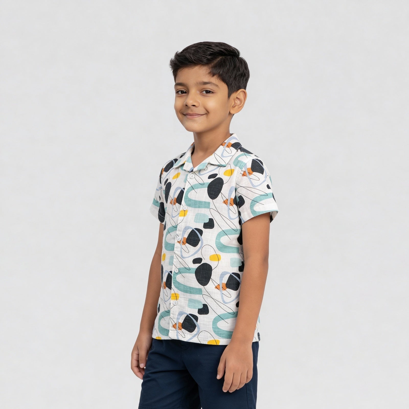 Rayon Printed Half Sleeve Shirt