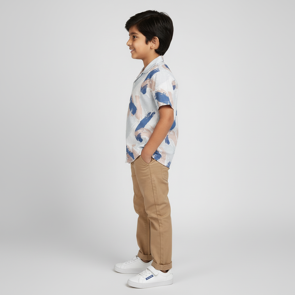 Boys Printed Retreat Shirt