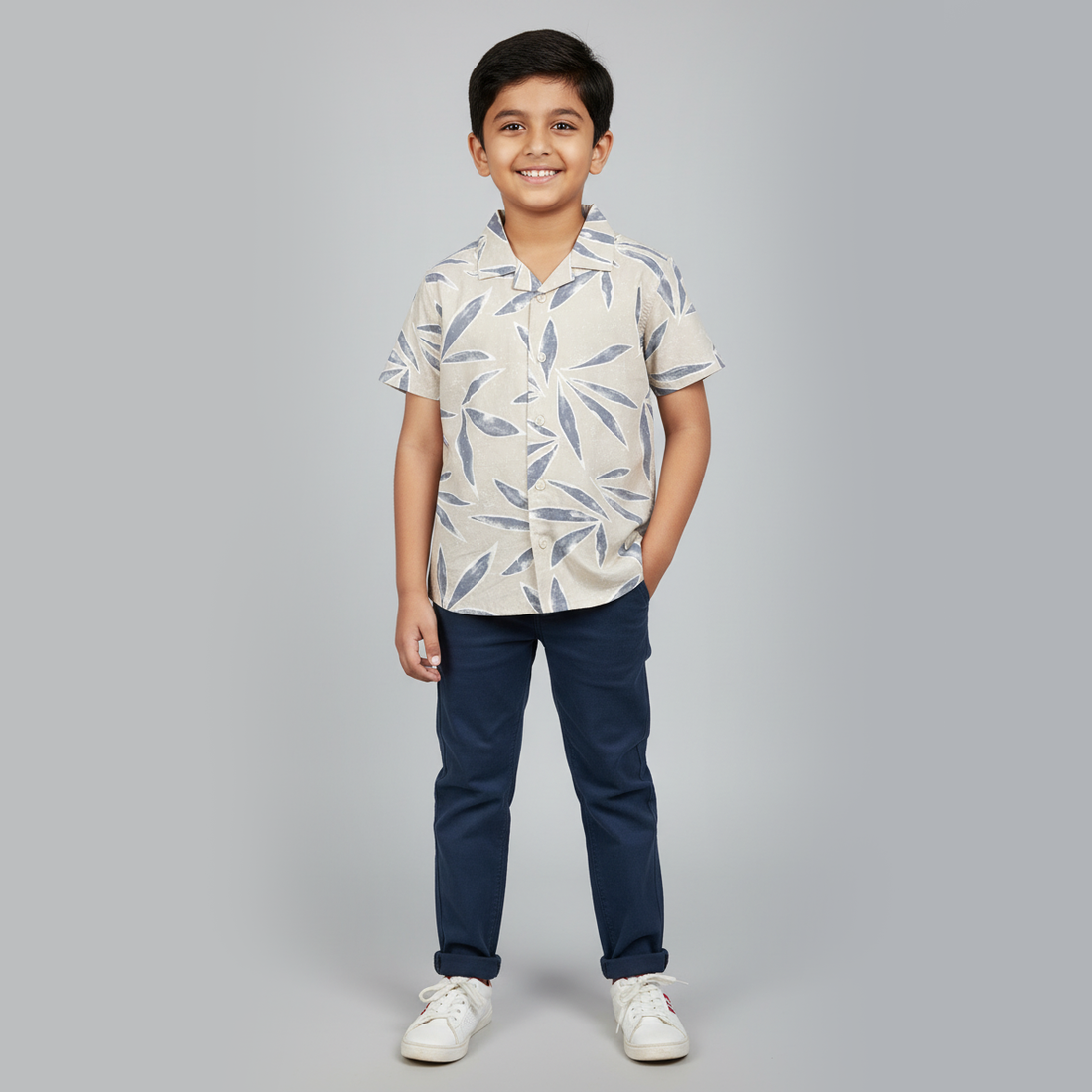 Boys Printed Retreat Shirt