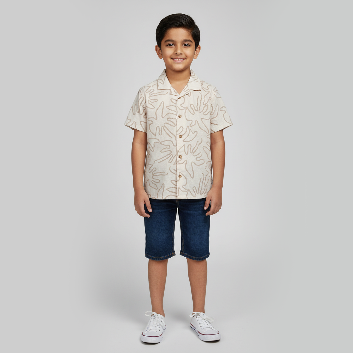 Boys Printed Retreat Shirt