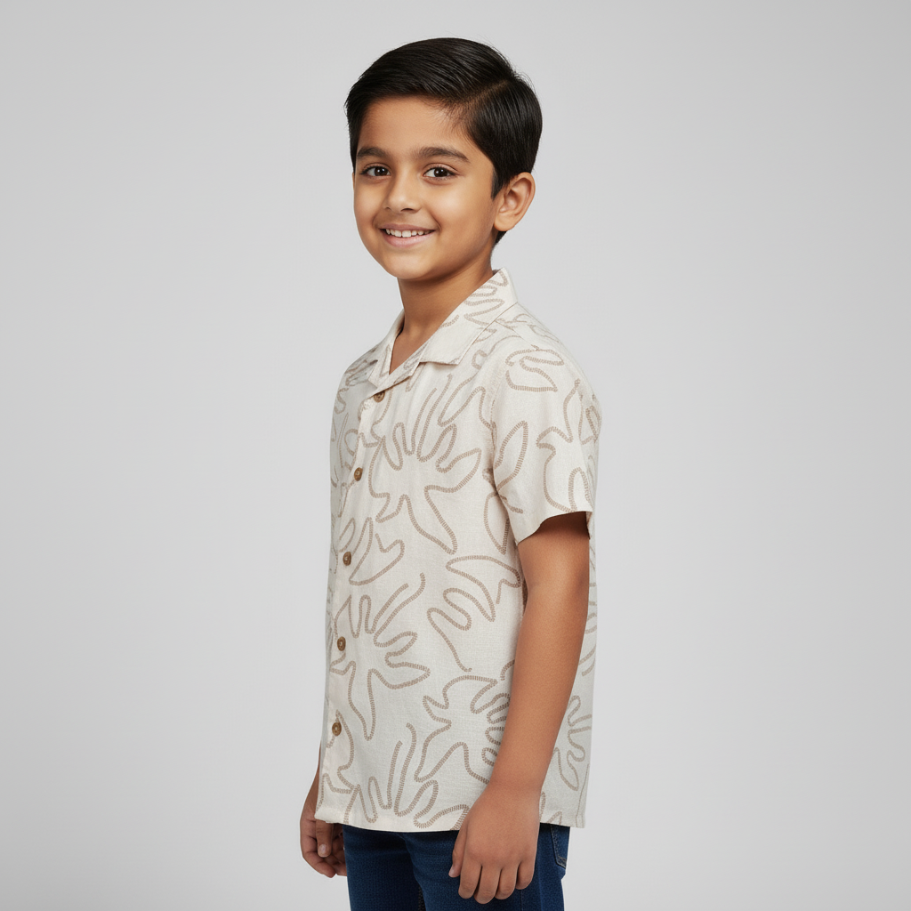 Boys Printed Retreat Shirt