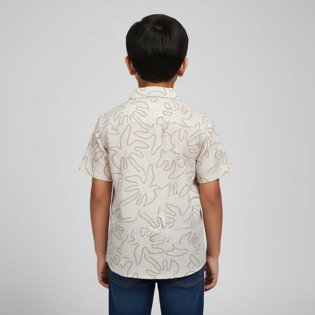 Boys Printed Retreat Shirt