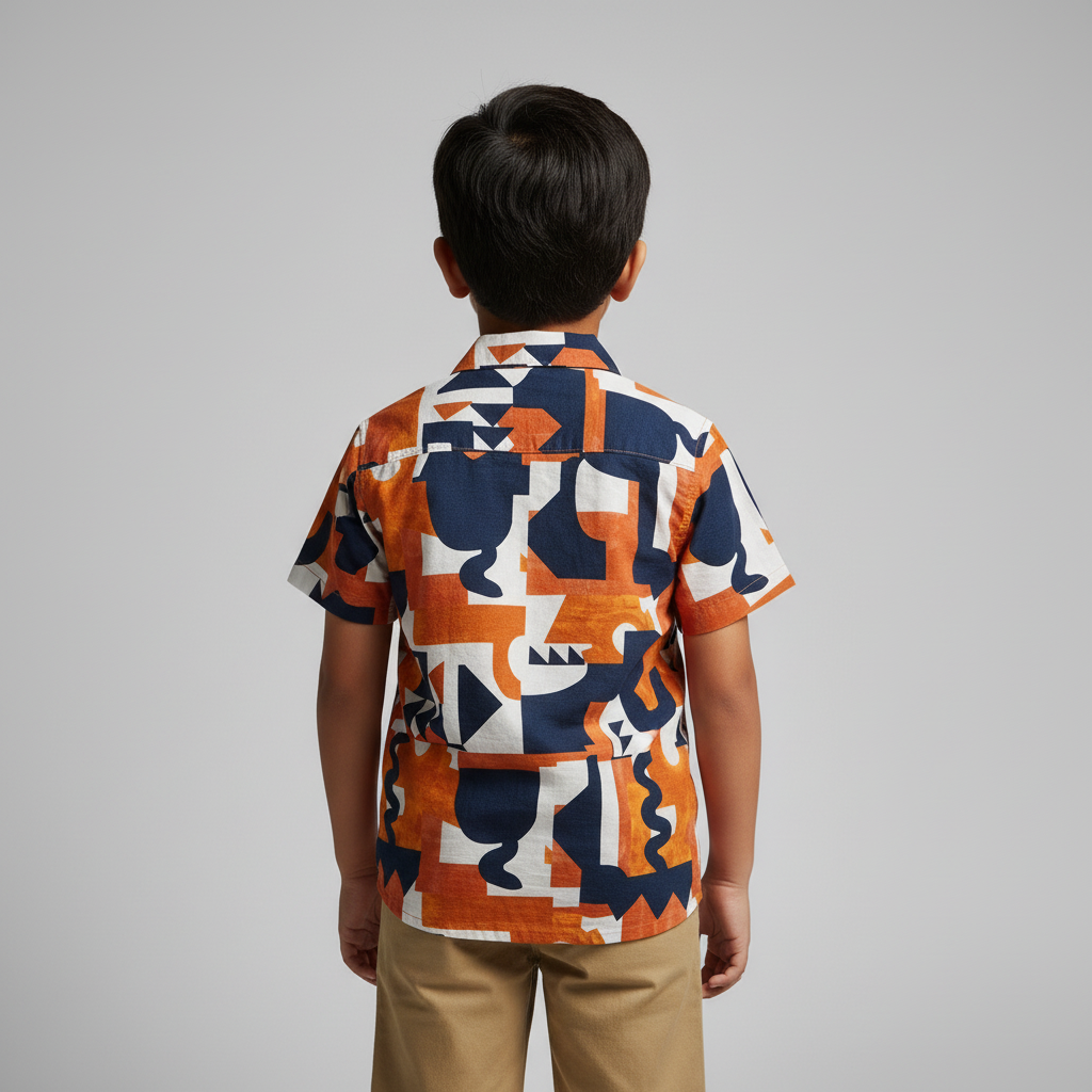 Boys Printed Retreat Shirt