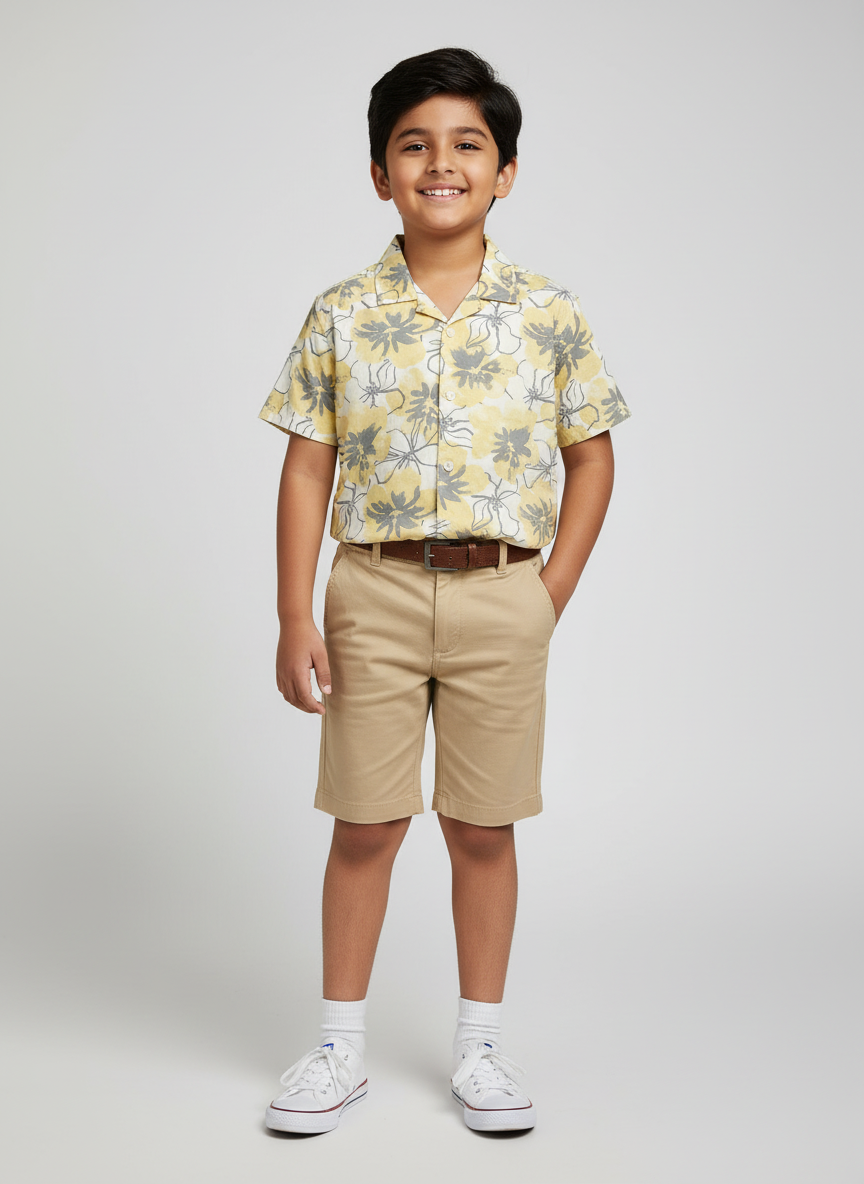 Boys Printed Retreat Shirt