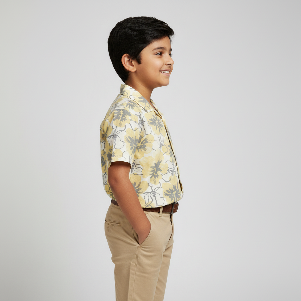 Boys Printed Retreat Shirt