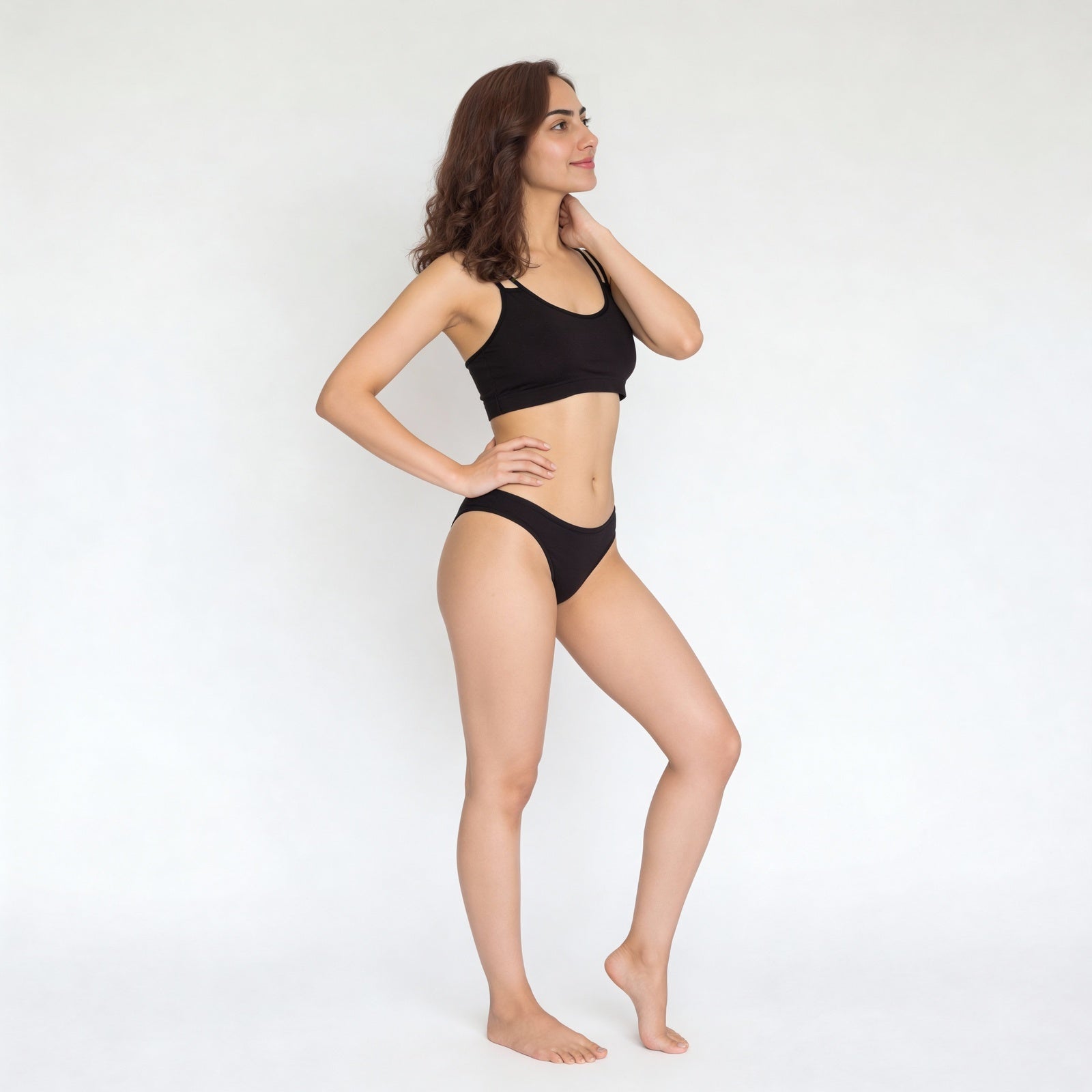 Full Coverage Dual Strap Slip On Beginner Bra