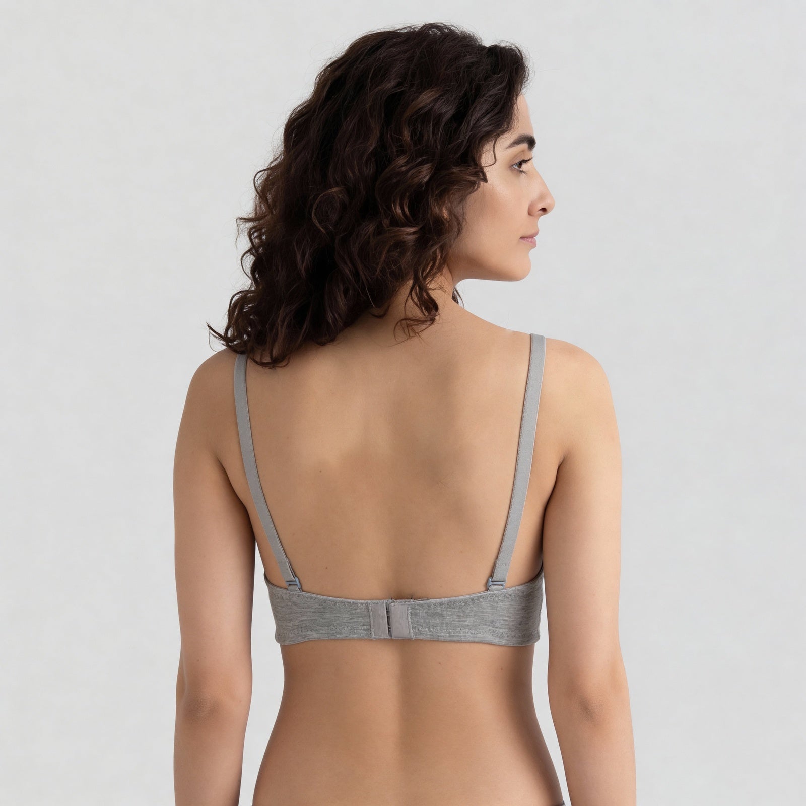 Cotton Spandex Plain  Bra