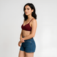 Full Coverage Padded Non Wired Cotton Spandex Tshirt Bra