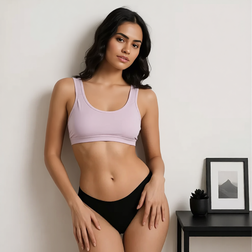 Full Coverage Racer Back Beginner Bra