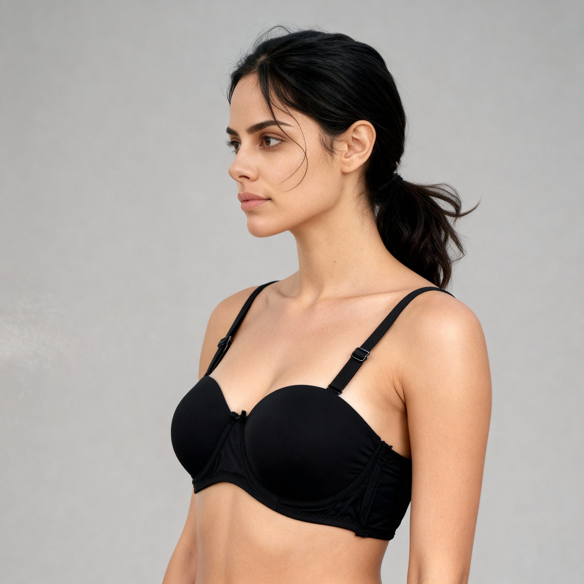 Padded Underwired Bra with Adjustable Straps