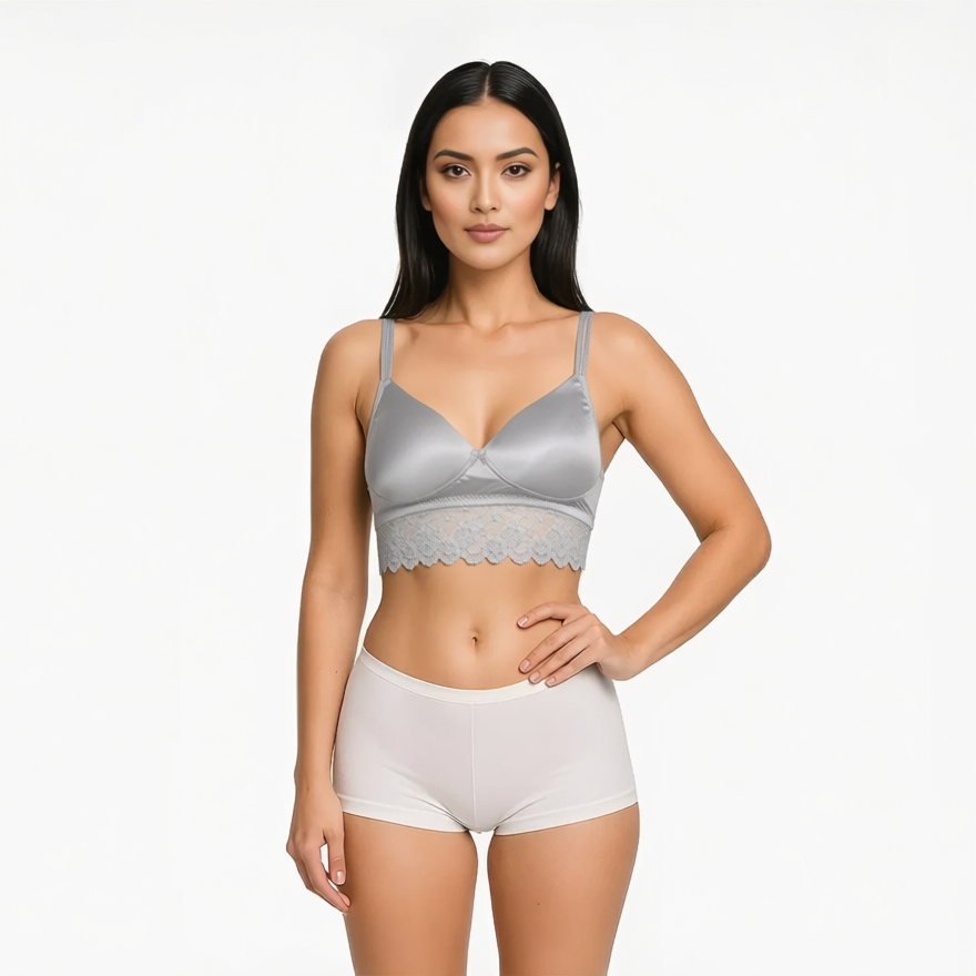 Plain Full Coverage Strapless Bra