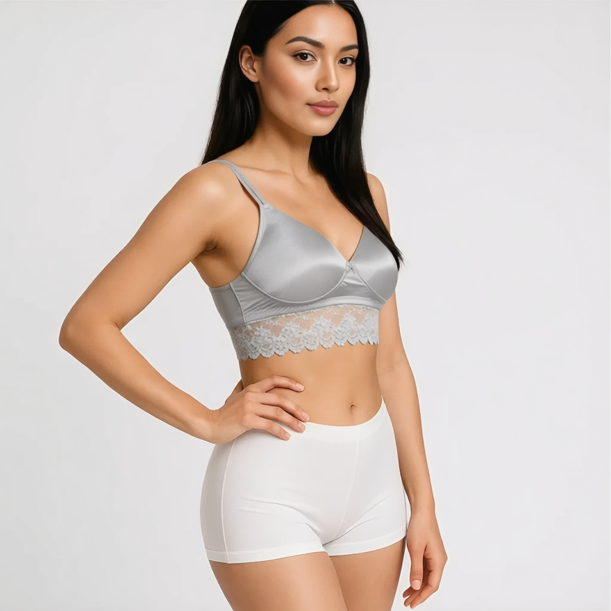 Plain Full Coverage Strapless Bra