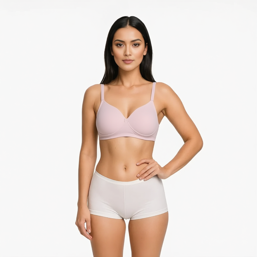 Plain Full Coverage Strapless Bra