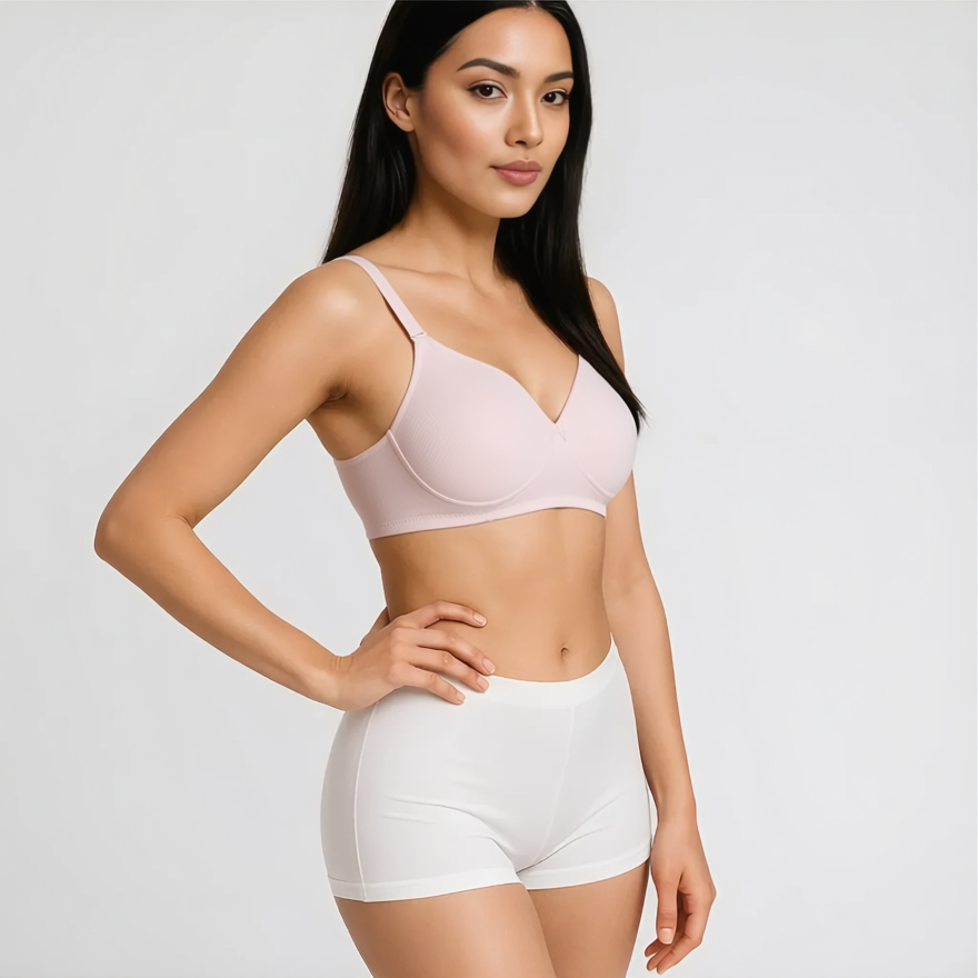 Plain Full Coverage Strapless Bra