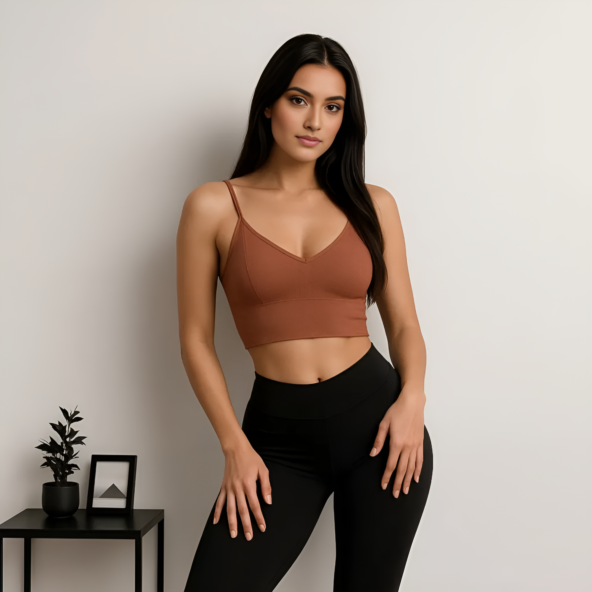 Seamless Beginner Cami With Plunge Neckline