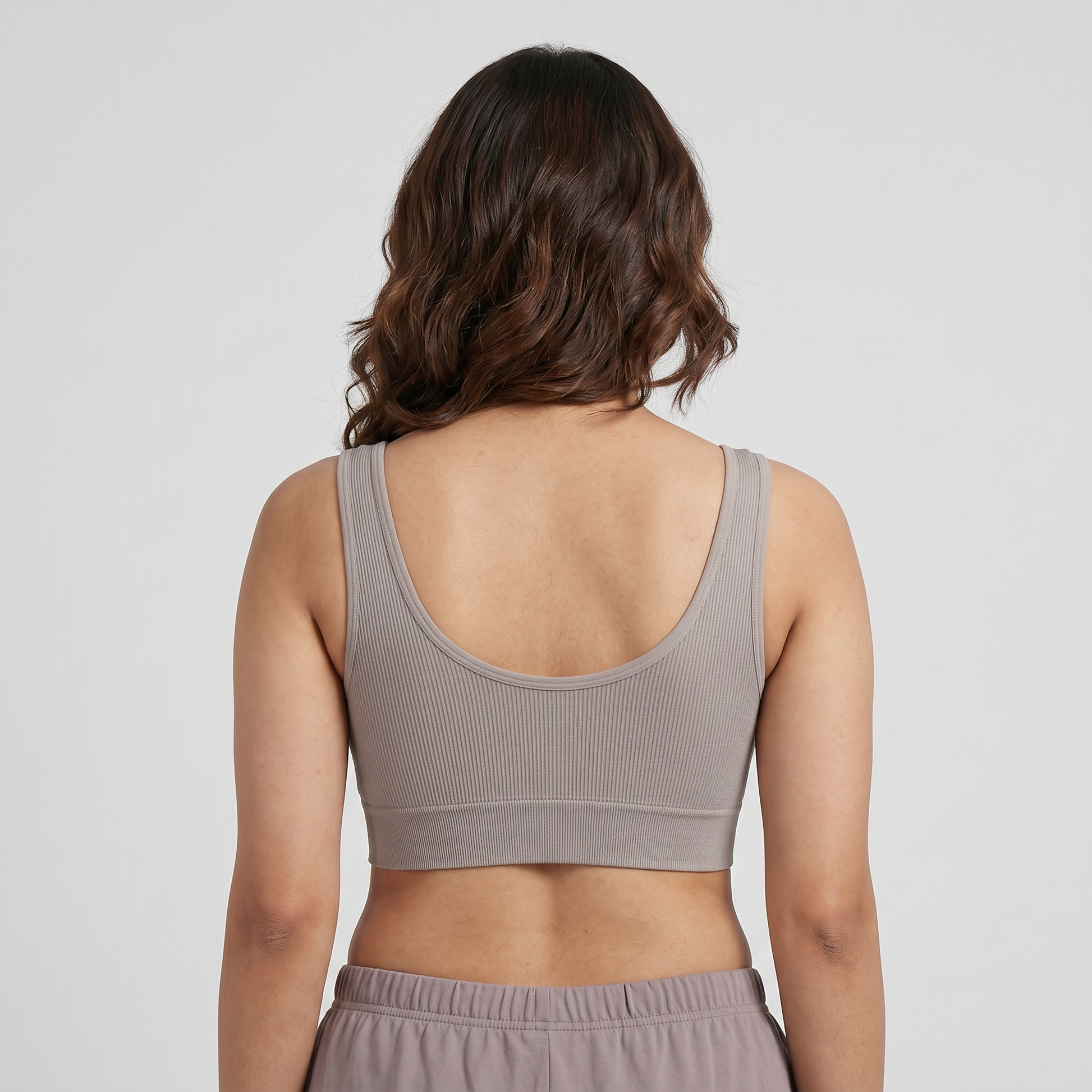 Full Coverage Seamless U-Neck Tank Bra