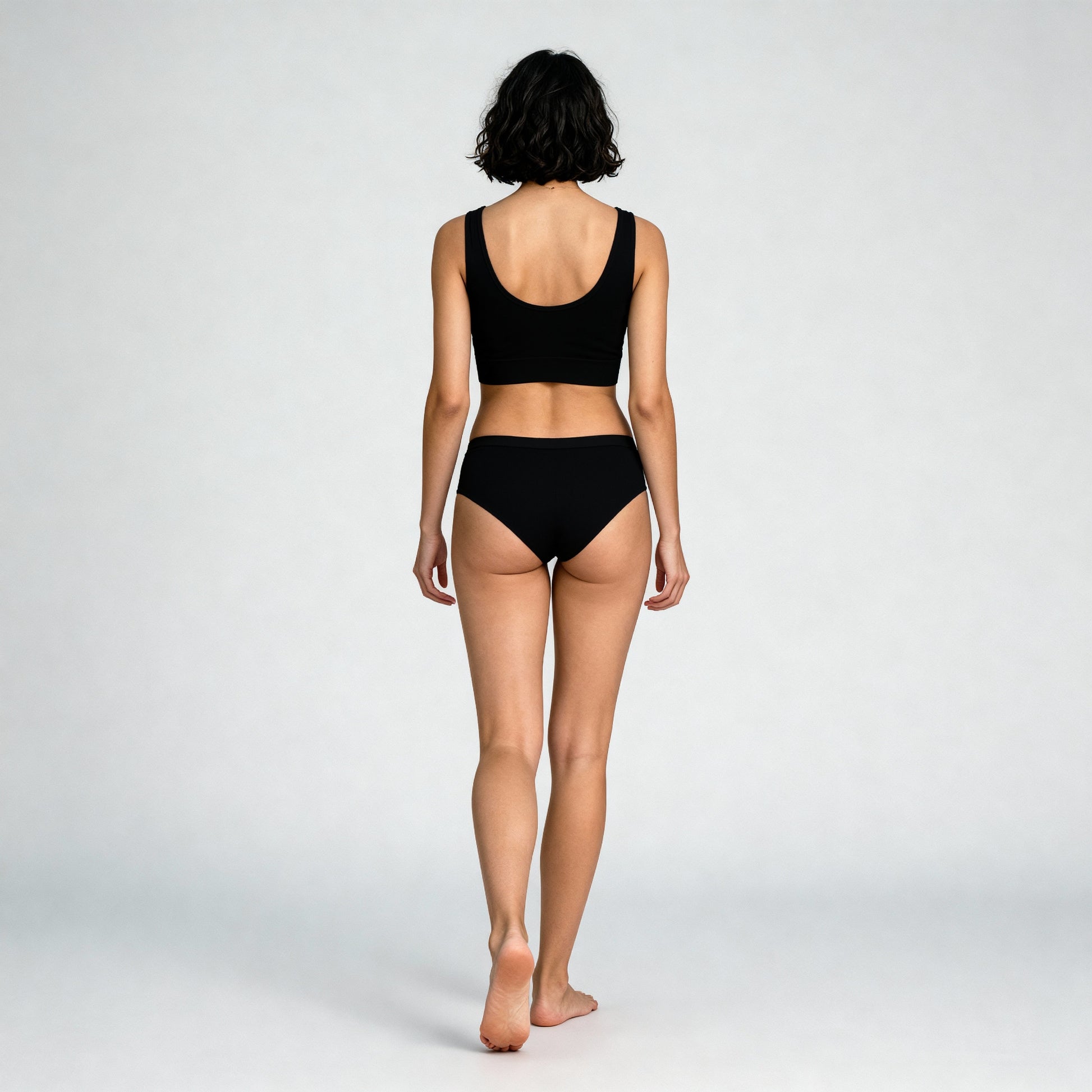 Full Coverage Seamless V-Neck Tank Bra