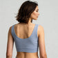 Full Coverage Seamless V-Neck Tank Bra