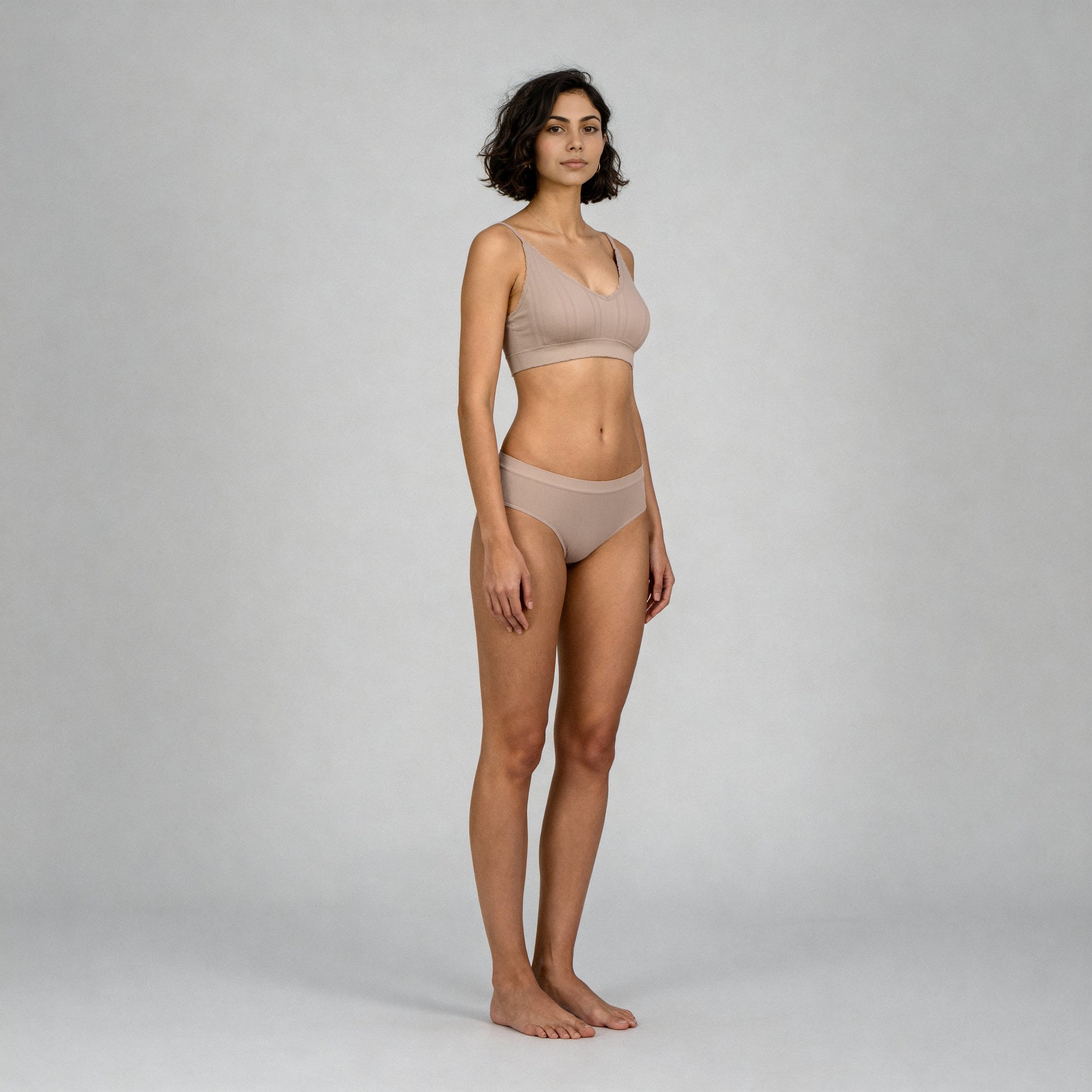 Full Coverage Seamless Beginner Pointelle Bra