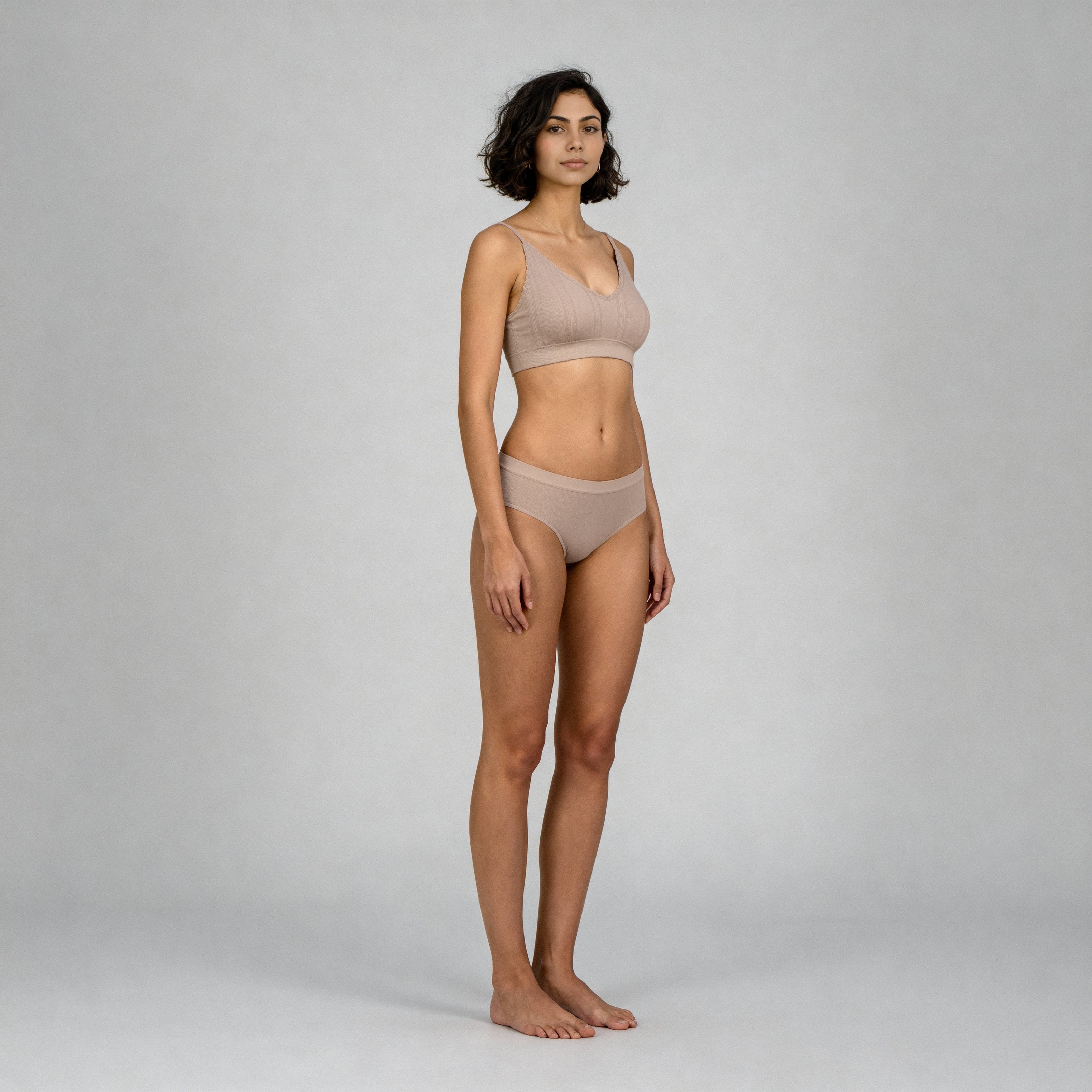 Full Coverage Seamless Beginner Pointelle Bra