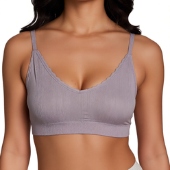 Full Coverage Seamless Beginner Pointelle Bra