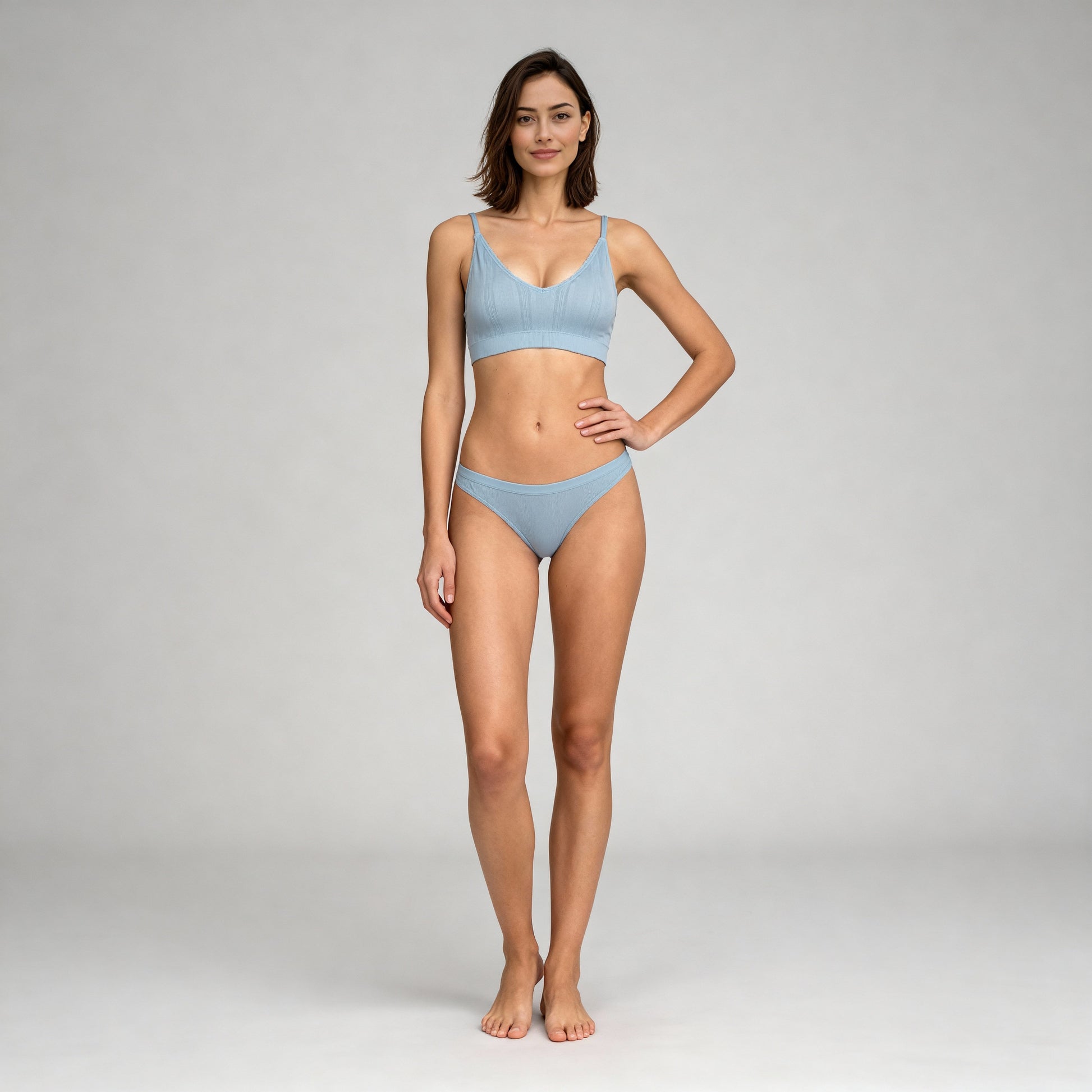 Full Coverage Seamless Beginner Pointelle Bra