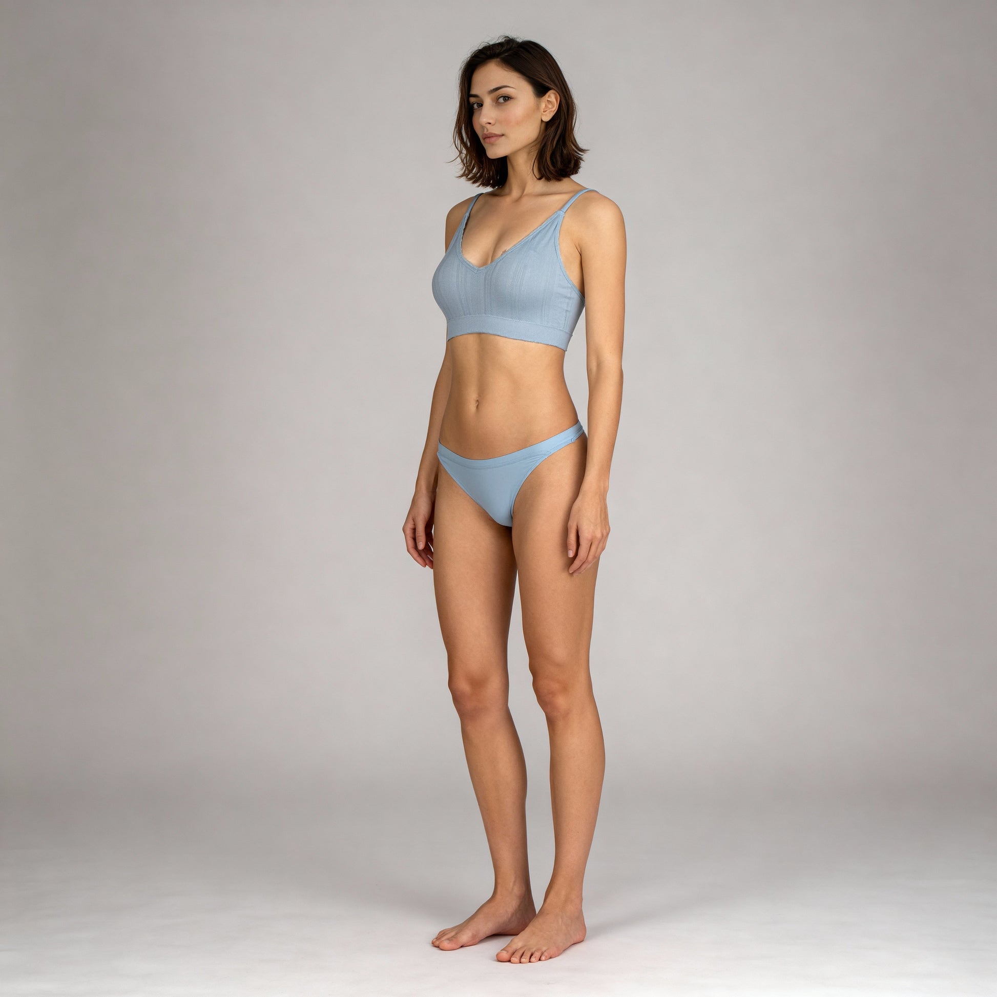 Full Coverage Seamless Beginner Pointelle Bra