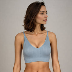 Full Coverage Seamless Beginner Pointelle Bra