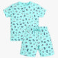 Boys Crew Neck Full Length Sleeve All Over Printed Sleepwear Set