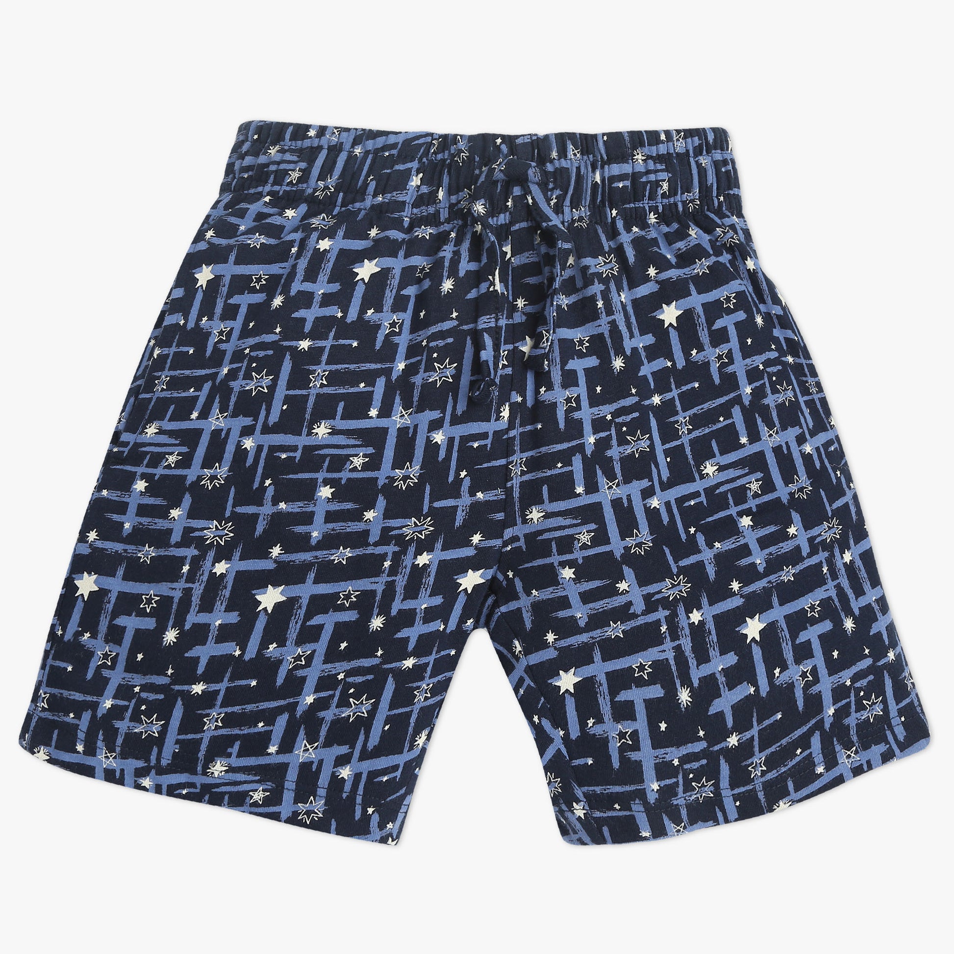 Boys Crew Neck Full Length Sleeve All Over Printed Sleepwear Set