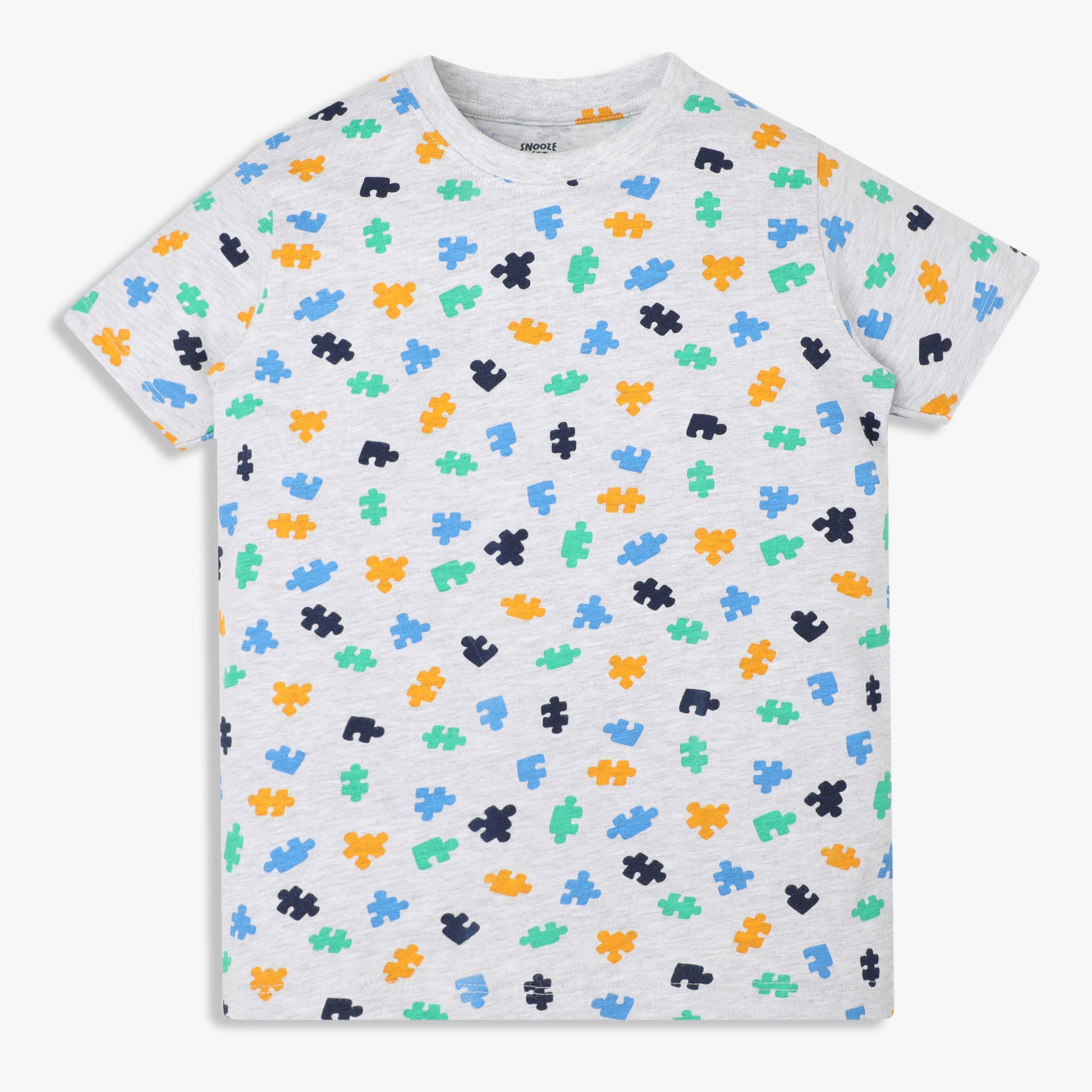 Boys Snooze Set Half Sleeve Tee & Shorts