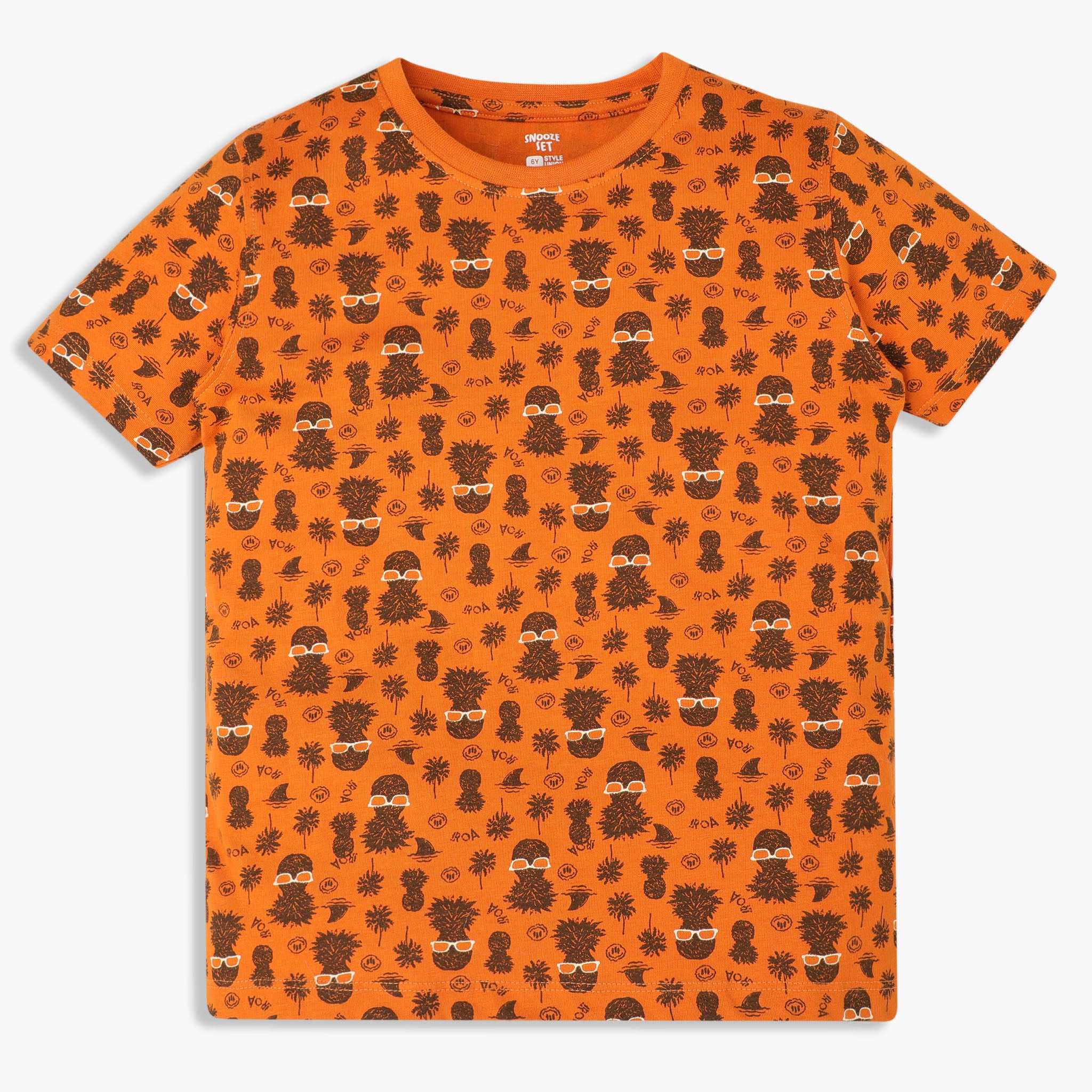 Boys Snooze Set Half Sleeve Tee & Shorts