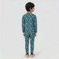 Cotton Printed Full Sleeve T-Shirt with Track Pant Sleepwear Set