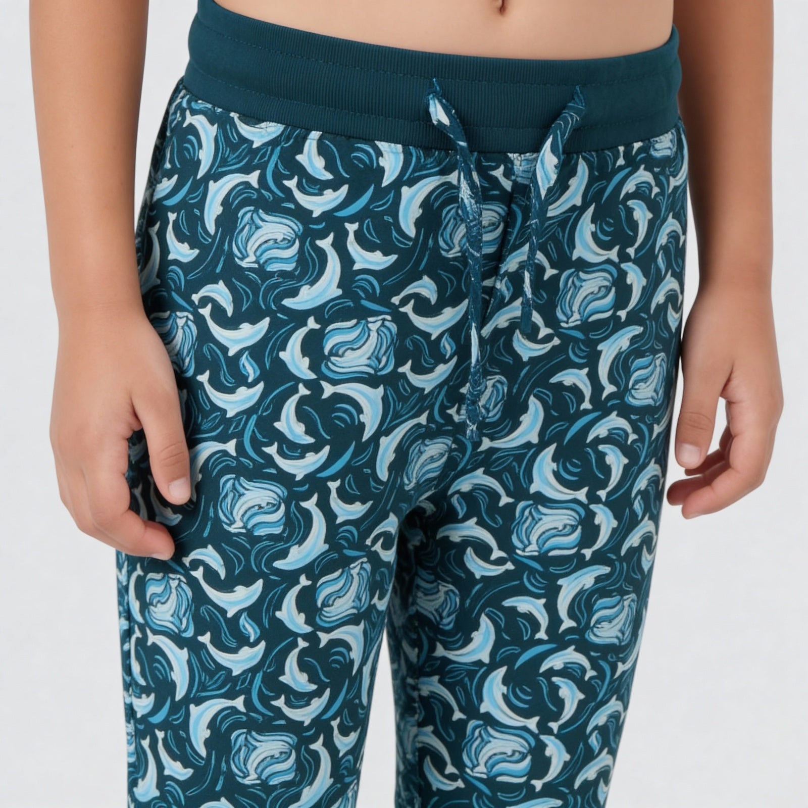 Cotton Printed Full Sleeve T-Shirt with Track Pant Sleepwear Set